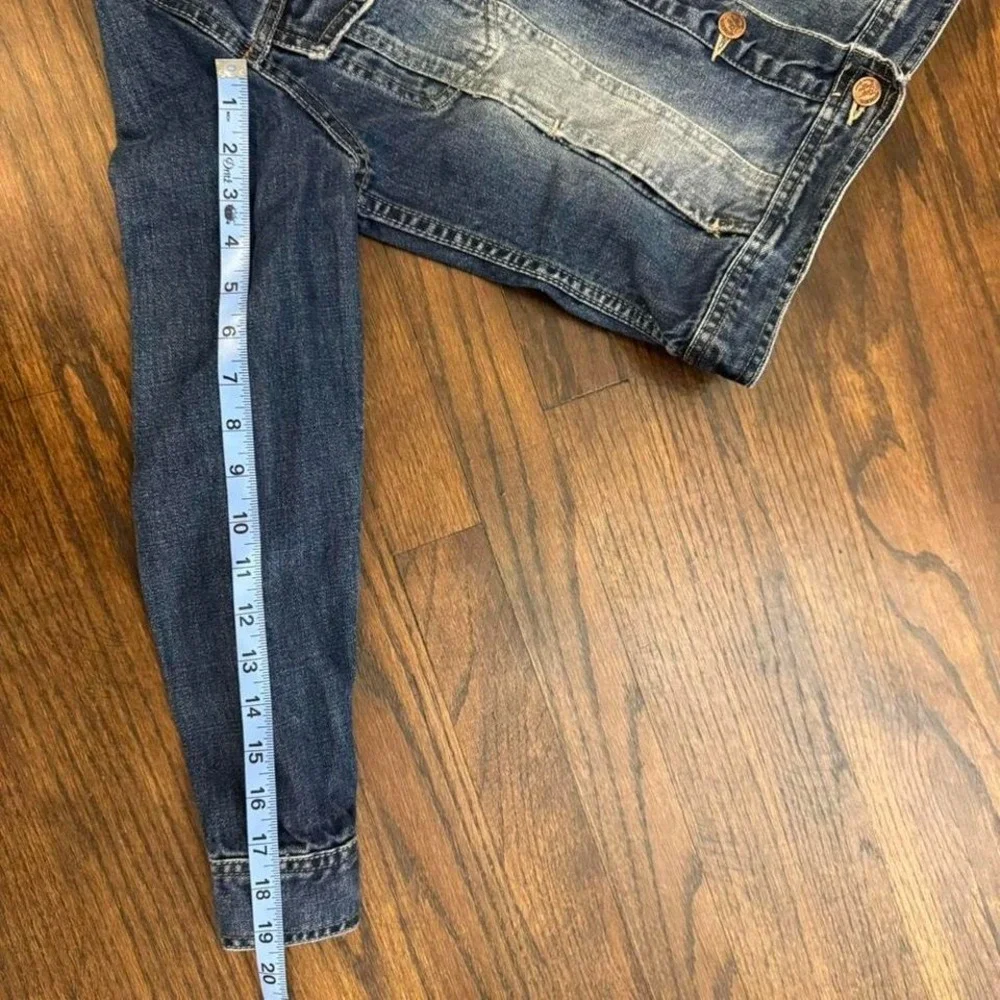 Gap Girls Blue Denim Jacket With Button Up Front and Pockets Size XL 100% Cotton